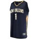 Men's New Orleans Pelicans Zion Williamson Fanatics Navy Replica Fast Break Jersey - Icon Edition