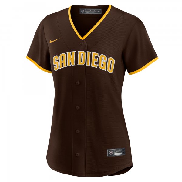 Women's San Diego Padres Nike Brown Road Replica Team Jersey