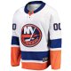 Men's New York Islanders Fanatics White Away Breakaway Custom Jersey