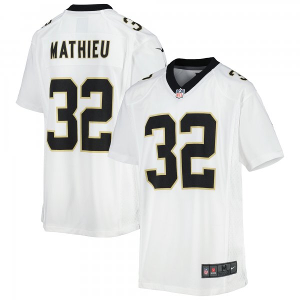 Youth New Orleans Saints Tyrann Mathieu Nike White Game Jersey