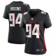 Women's Atlanta Falcons Albert Huggins Nike  Black Team Game Jersey