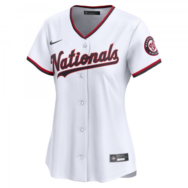 Women's Washington Nationals Nike White Home Limited Custom Jersey