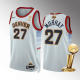 Men's Denver Nuggets Jamal Murray 2023 NBA Finals Champions White #27 City Edition Jersey