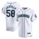 Men's Seattle Mariners Luis Castillo Nike White Home Limited Player Jersey