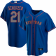 Youth New York Mets #21 Max Scherzer Cool Base Blue Alternate Team Jersey