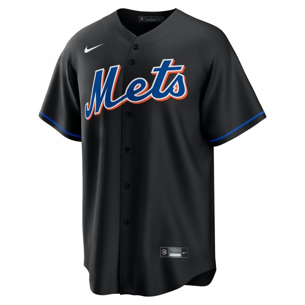 Men's New York Mets Mike Piazza Nike Black 2022 Alternate Replica Player Jersey