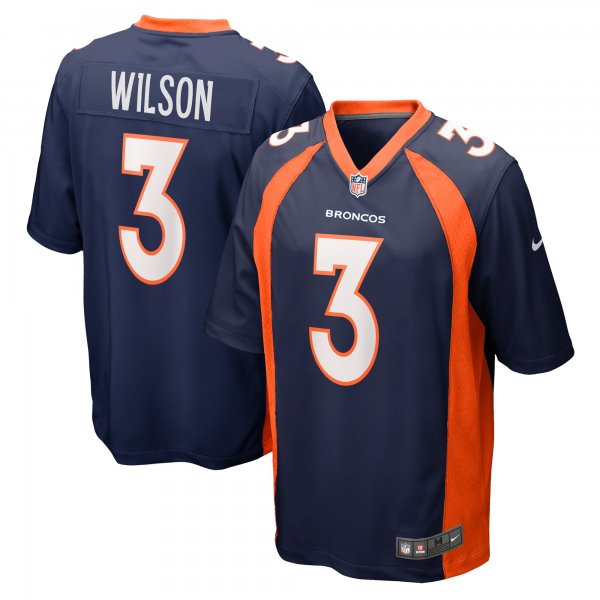 Youth Denver Broncos Russell Wilson Nike Navy Game Jersey