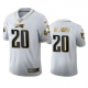 Philadelphia Eagles #20 Brian Dawkins Men's Nike White Golden Edition Vapor Limited NFL 100 Jersey