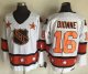 Los Angeles Kings #16 Marcel Dionne White/Orange All Star CCM Throwback Stitched NHL Jersey