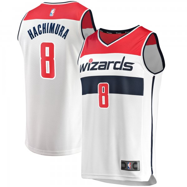 Youth Washington Wizards Rui Hachimura Fanatics White Fast Break Player Replica Jersey - Association Edition