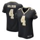 Women's New Orleans Saints Blake Gillikin Nike Black Game Player Jersey