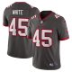 Men's Tampa Bay Buccaneers Devin White Nike Pewter Vapor Limited Jersey