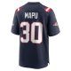 Men's New England Patriots Marte Mapu Nike  Navy Team Game Jersey