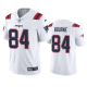 Youth Kendrick Bourne #84 New England Patriots White Vapor Limited NFL Jersey