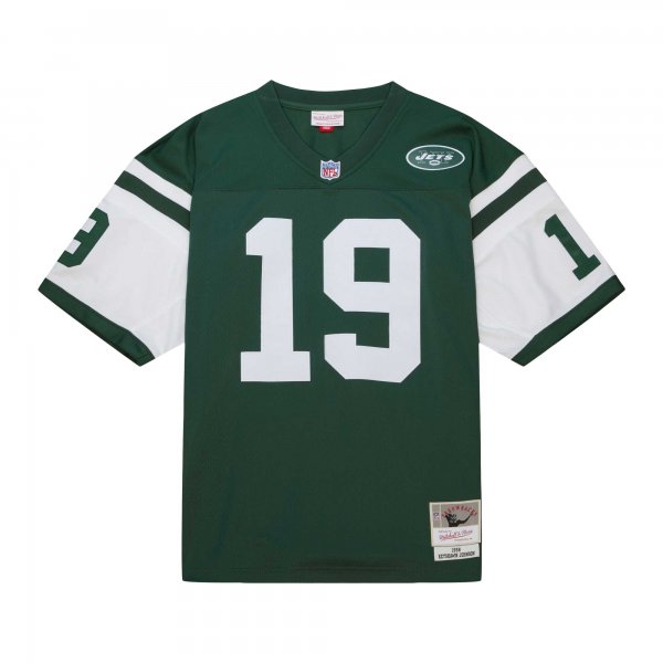 Men's New York Jets Keyshawn Johnson Mitchell & Ness Green Legacy Replica Jersey