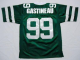 Men's Mitchell And Ness New York Jets #99 Mark Gastineau Green Stitched Throwback NFL Jersey