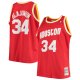 Men's Houston Rockets Hakeem Olajuwon Mitchell & Ness Red 1993/94 Big & Tall Hardwood Classics Swingman Jersey