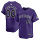 Men's Colorado Rockies  Nike Purple  Alternate Limited Custom Jersey