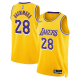 Men's Los Angeles Lakers #28 Rui Hachimura Nike Gold 2022/23 Swingman Jersey Icon Edition