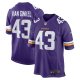 Men's Minnesota Vikings Andrew Van Ginkel Nike  Purple Team Game Jersey