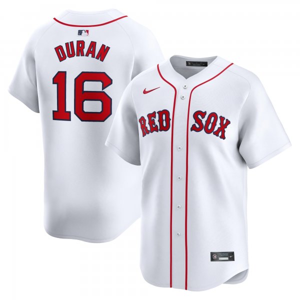 Men's Boston Red Sox #16 Jarren Duran Nike White Home Limited Player Jersey