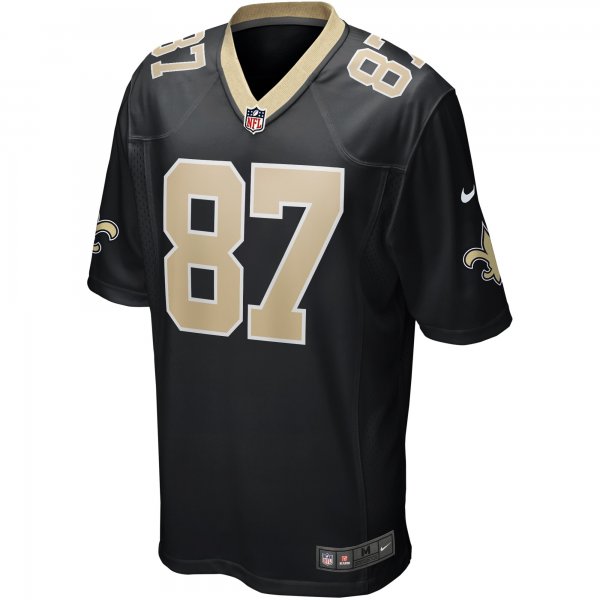 Men's New Orleans Saints Joe Horn Nike Black Game Retired Player Jersey