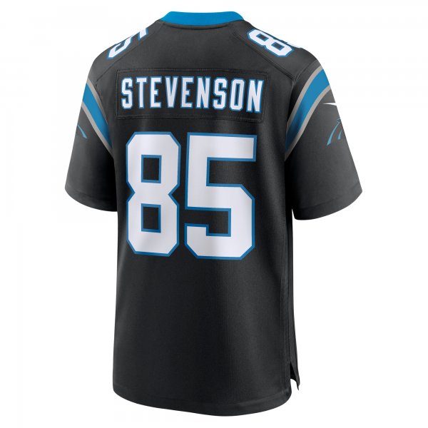 Men's Carolina Panthers Marquez Stevenson Nike  Black Team Game Jersey