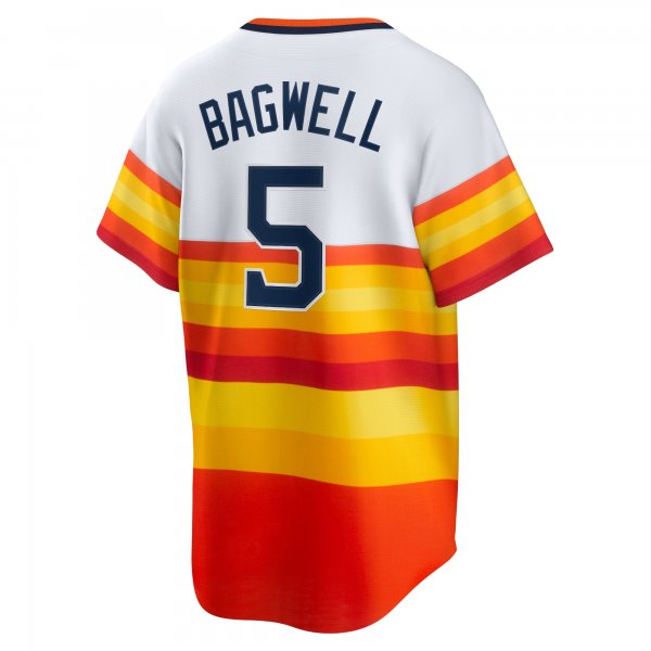 Men's Houston Astros Jeff Bagwell Nike White Home Cooperstown Collection Player Jersey