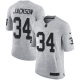 Nike Las Vegas Raiders #34 Bo Jackson Gray Men's Stitched NFL Limited Gridiron Gray II Jersey