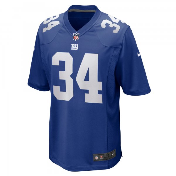 Men's New York Giants Sandro Platzgummer Nike Royal Game Player Jersey