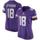 Women's Minnesota Vikings Justin Jefferson Nike Purple Game Jersey