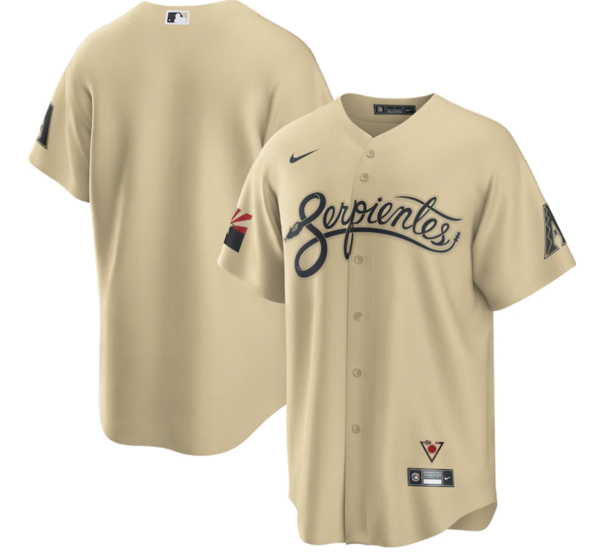 Men's Nike Arizona Diamondbacks Gold MLB 2021 City Connect Replica Jersey