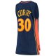 Women's Golden State Warriors Stephen Curry Mitchell & Ness Navy 2009-10 Hardwood Classics Swingman Jersey