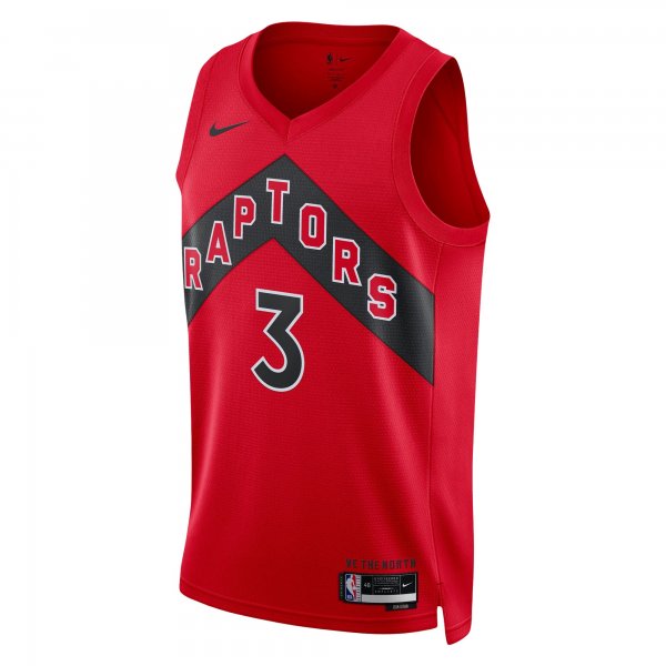 Unisex Toronto Raptors OG Anunoby Nike Red Swingman Jersey - Icon Edition