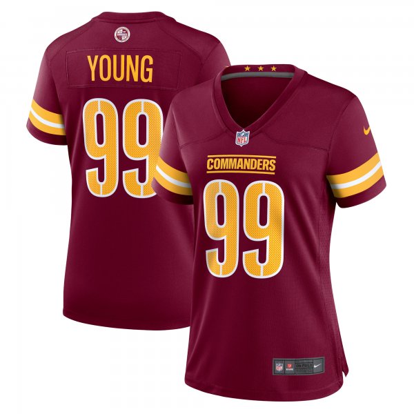 Women's Washington Commanders Chase Young Nike Burgundy Player Jersey