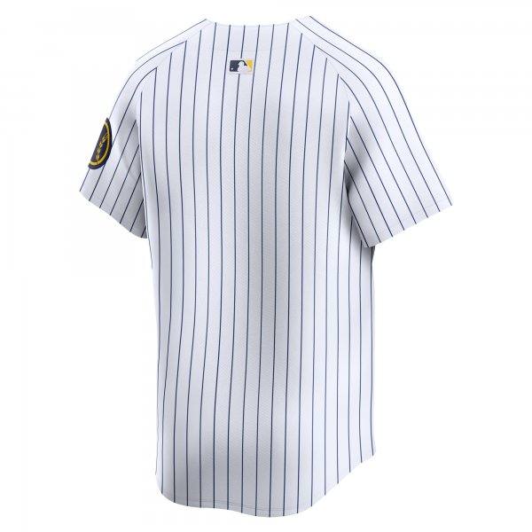 Men's Milwaukee Brewers  Nike White  Alternate Limited Jersey