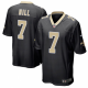 Men's Nike New Orleans Saints #7 Taysom Hill Team Color Game Black Jersey