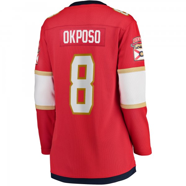 Women's Florida Panthers Kyle Okposo Fanatics Red Home Breakaway Player Jersey