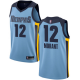 Memphis Grizzlies #12 Ja Morant Light Blue Youth NBA Swingman Statet Edition Jersey