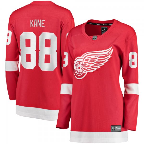 Women's Detroit Red Wings Patrick Kane Fanatics Red Home Breakaway Player Jersey