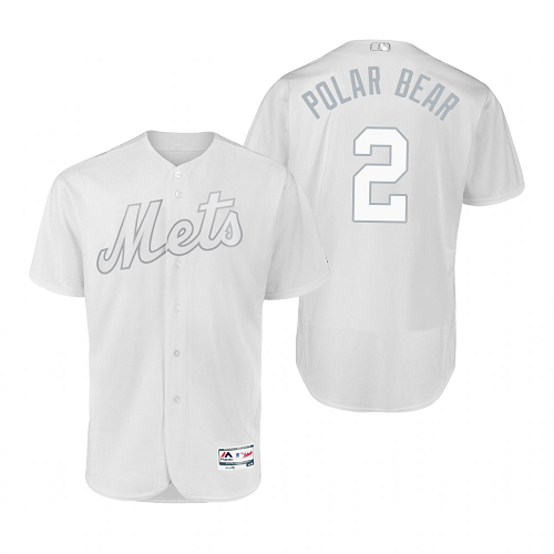 Men's New York Mets Pete Alonso Polar Bear White 2019 Players Weekend MLB Jersey