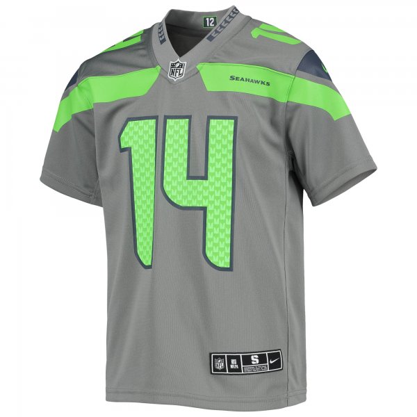 Youth Seattle Seahawks DK Metcalf Nike Gray Inverted Team Game Jersey