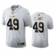 Buffalo Bills #49 Tremaine Edmunds Men's Nike White Golden Edition Vapor Limited NFL 100 Jersey