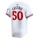 Men's Minnesota Twins Willi Castro Nike White Home Limited Player Jersey