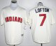 Cleveland Indians #7 Kenny Lofton Cream New Cool Base Stitched MLB Jersey