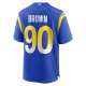 Men's Los Angeles Rams Earnest Brown IV Nike  Royal Team Game Jersey