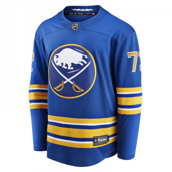 Men's Buffalo Sabres Tage Thompson Fanatics Royal Home Breakaway Player Jersey