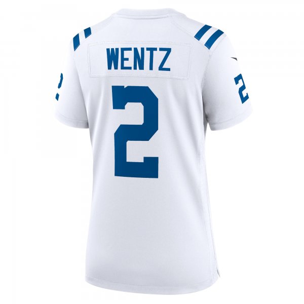 Women's Indianapolis Colts Carson Wentz Nike White Game Jersey