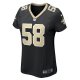 Women's New Orleans Saints Anfernee Orji Nike  Black Team Game Jersey