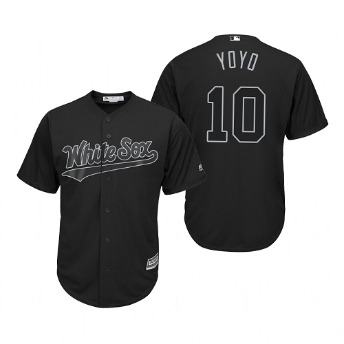 Chicago White Sox Yoan Moncada Yoyo Black 2019 Players Weekend MLB Jersey